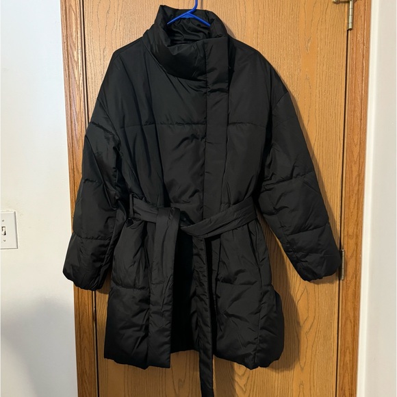 Gap Puffer Coat Wrap Coat with belt - Picture 1 of 2